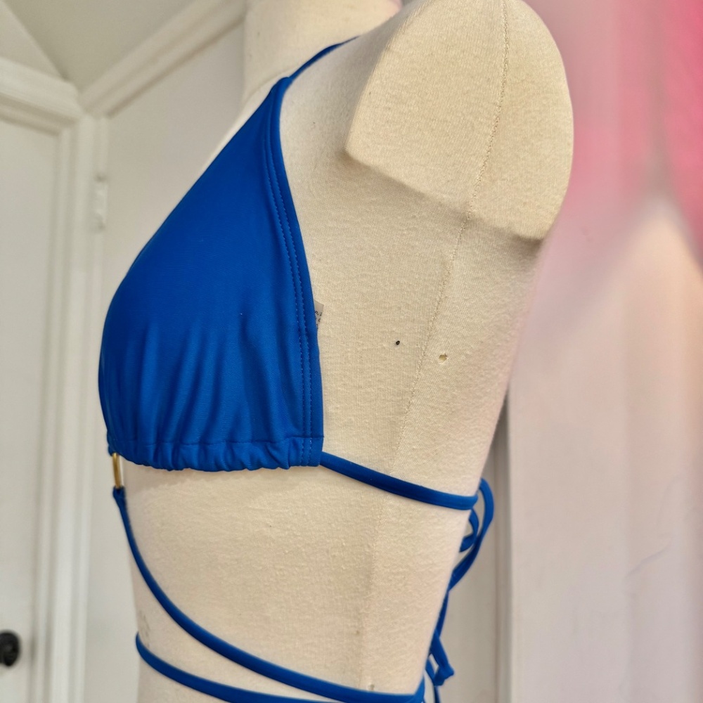 Blue bikini top - Picture 3 of 10